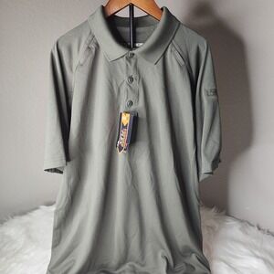 5.11 Tactical Snag Resistant Enduro Flex Olive Green Polo Shirt Mens Size M-NWT